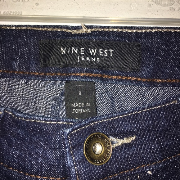 Nine West Mid Rise Bootcut Jeans 8/28 8 nwt - Picture 3 of 8
